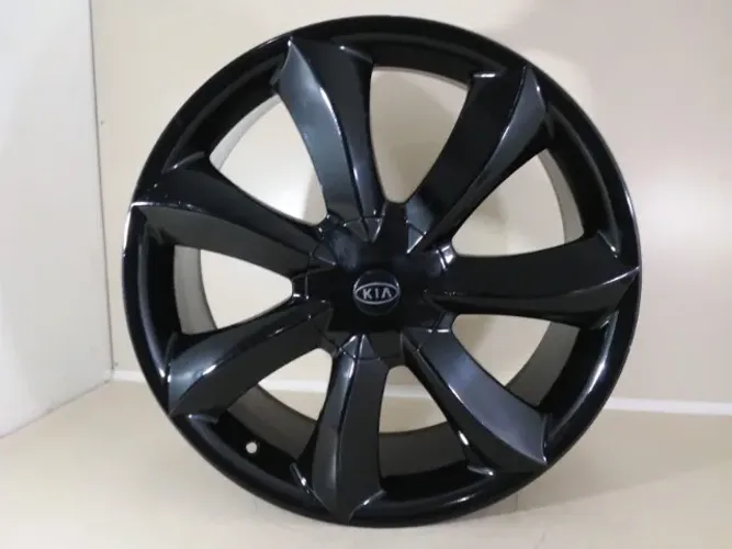 Jogo de rodas aro20 volcano santorine kia 5x100 17x7,5 et40 preta