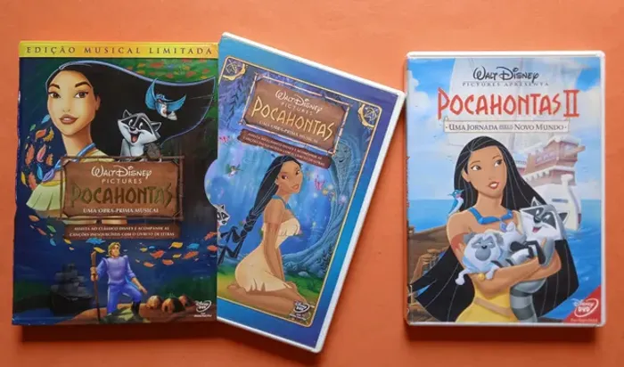 Dvd Pocahontas 1 e 2
