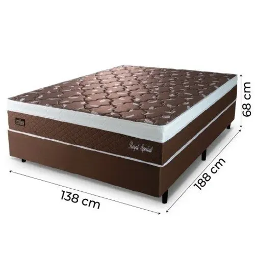 Cama Box Queen Size Royal Special - 138x188x68cm