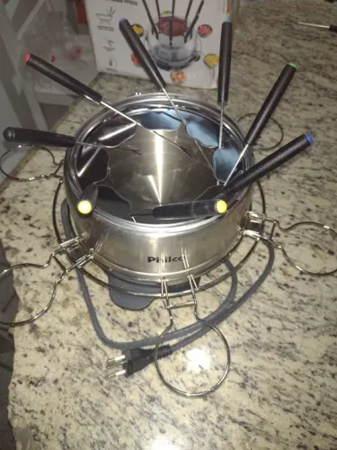 Conjunto de fondue com 8 garfos