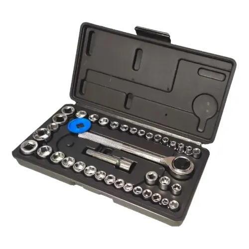 Jogo de Soquetes Sextavado com Chave Catraca e Extensor 40 Peças Lotus 3298