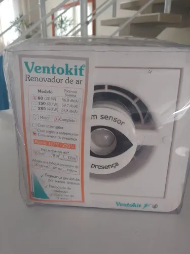 Renovador de Ar Ventokit com Sensor de Presença