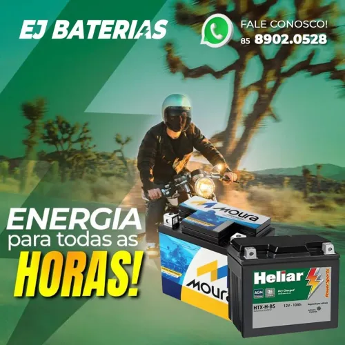Bateria moto 7Ah com delivery 