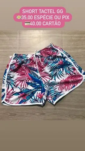 Short tactel feminino liso P M GE gg
