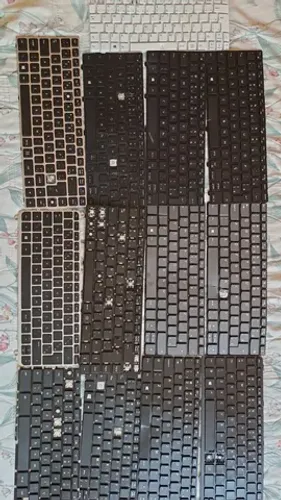 Vendo Lote de 13 Teclados para Notebook Usados Marcas Diversas Para Retirar Peças