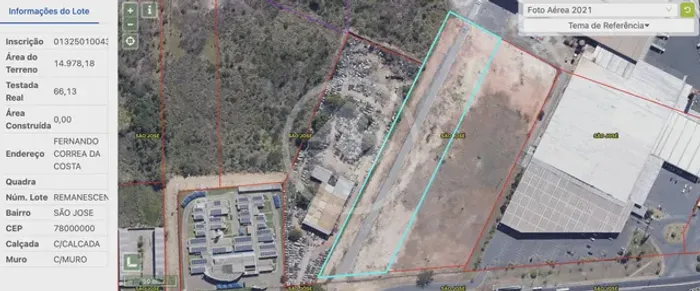 Terreno de 14,987m² na Fernando Correia: Ao lado do Atacadão do Tijucal - R$1.100/m² codig