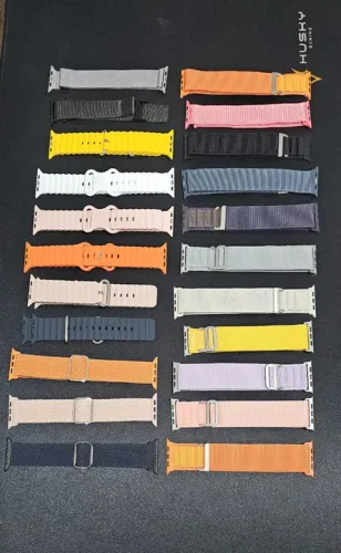 Pulseira 42 a 49mm AppleWatch, IWO e outros compatíveis R$50 unidade