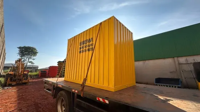 Container Almoxarifado para construcao civil, Cacambas para poly, Cacambas estacionaria