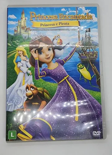 DVD Princesa Encantada: A Princesa e o Pirata (Original)