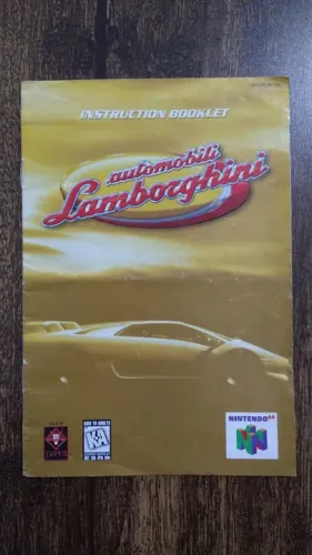 Manual Lamborghini Original Nintendo 64 - Americano (Usado)