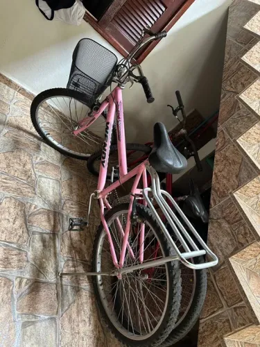 Bicicleta De Passeio Rosa