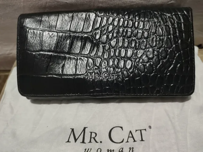 CARTEIRA MR.CAT COURO 