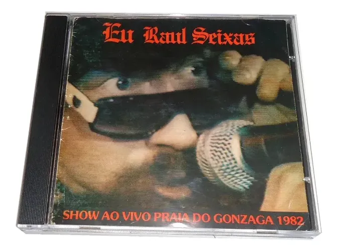 Cd EU RAUL SEIXAS - SHOW na PRAIA do GONZAGA 82 1991 Br - LEIA o ANÚNCIO