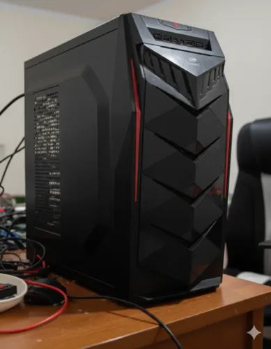 Gabinete Gamer C3Tech MT-G70 BK - Tam. médio (Sem Fans)