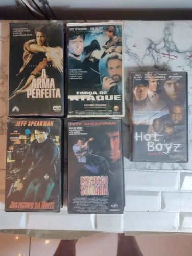 5 FITAS VHS JEFF SPEAKMAN