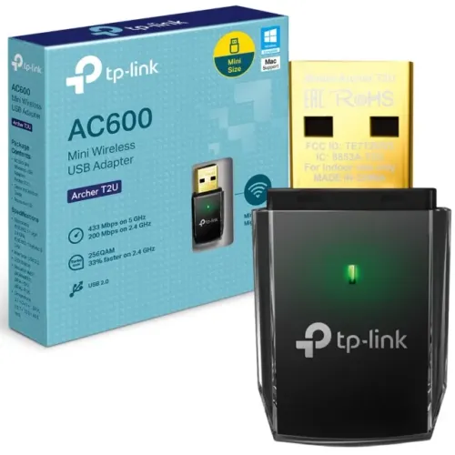 Usb Wi-Fi Tp Link Ac600 Archer T2U - Loja Natan Abreu