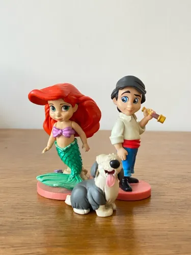 Coleção Disney: Ariel, Príncipe Eric e Max Disney Animators Collection