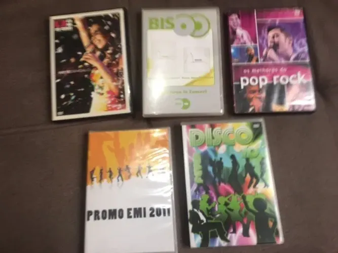 DVDs Musicais Originais: Bis Bossa Nova in Concert, Pop Rock, MTV Ivete Sangalo, Disco 70