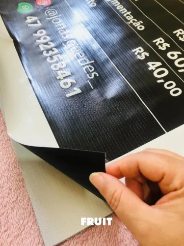 Banner Lona Premium Brilho 440gr