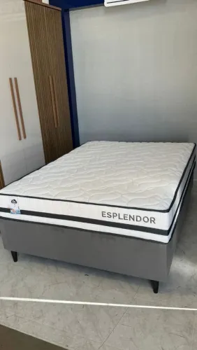 Cama esplendor casal _ Brinde travesseiros!