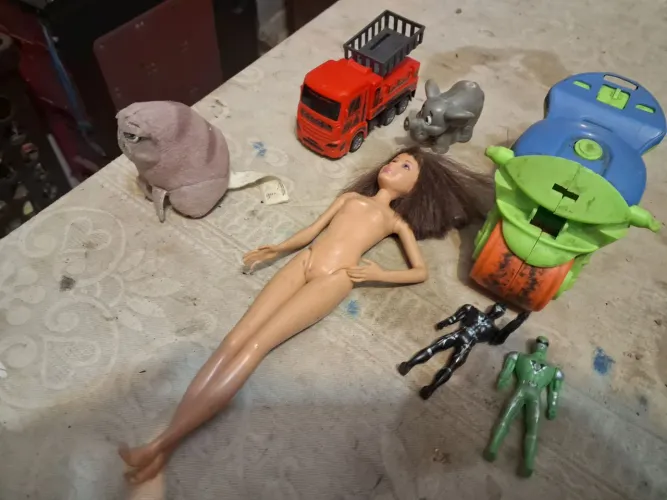 Lote de brinquedo 7 unidades