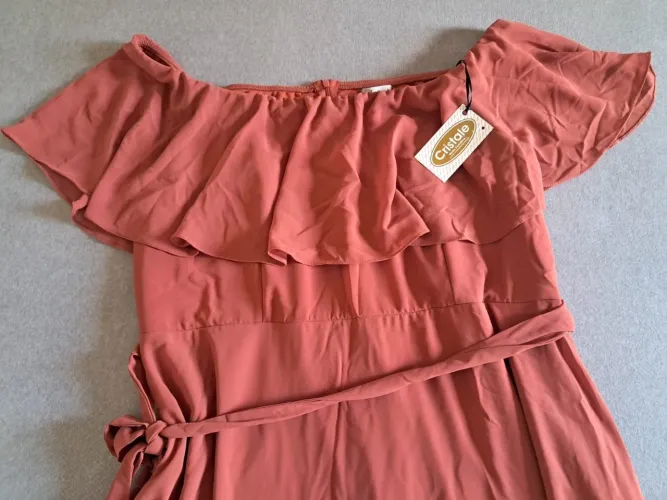 Vestido para casamento terra cota