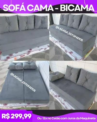 Sofá cama - bicama pague na entrega