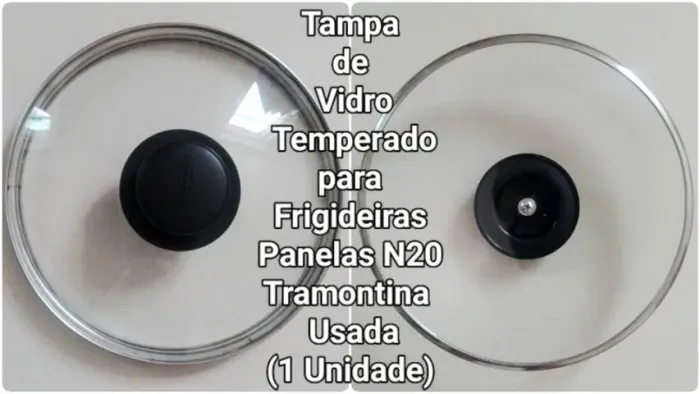 Tampa de Vidro para Panelas Tramontina Usada