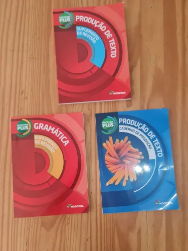 Livros Moderna Plus - Gramática e Produção de Texto