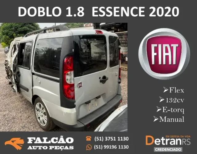 PEÇAS EM GERAL FIAT DOBLO  1.8 ETORQ 2020