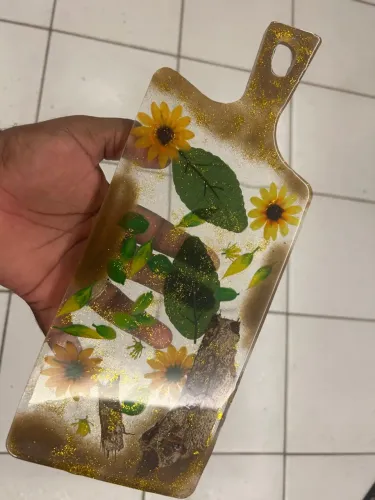 Tábua de cozinha personalizada em porcelanato liquido