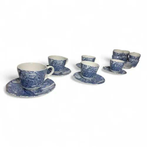 Conjunto inglês para serviço de cafézinho Bursley `The Post House`