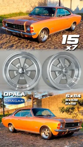 Roda esportiva pra gm opala aro 15 modelo Exclusivo novas