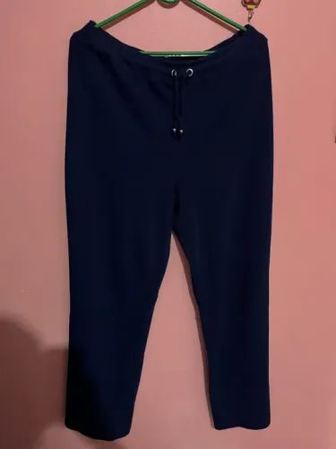 Calça de Moletom Azul Escuro TAM G