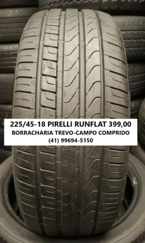 01 pneu 225/45/18 Pirelli P-7 Runflat por 399,00