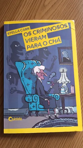 Livro OS CRIMINOSOS VIERAM PARA  O CHÁ