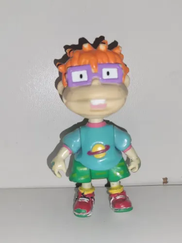 Boneco do personagem Chuckie da série Rugrats anos 90