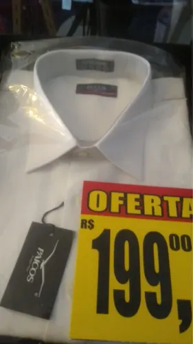 Camisa ENORME EM LINHO PURO  Paicos - R$ 199,00