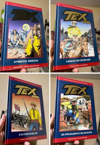 Tex gold volumes 1, 4, 5 e 6 Salvat 3 edições ainda lacradas