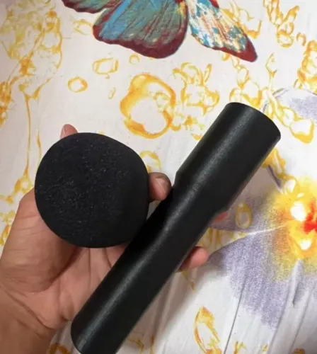 KIT BASTÃO + ESPUMA PARA PARA MICROFONE DE LAPELA 