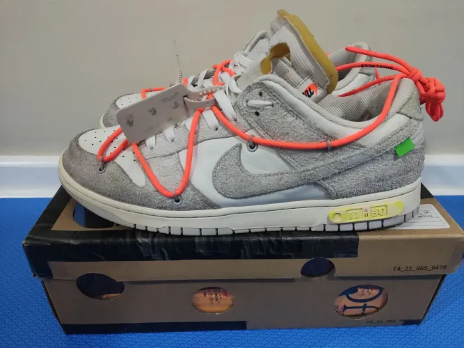 Off-White x Nike Dunk Low Lot 11 of 50 - Tamanho 46