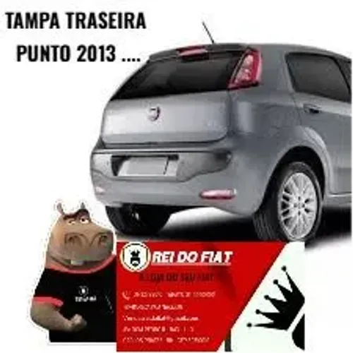Tampa Traseira Fiat Punto 2013 - Peça Automotiva