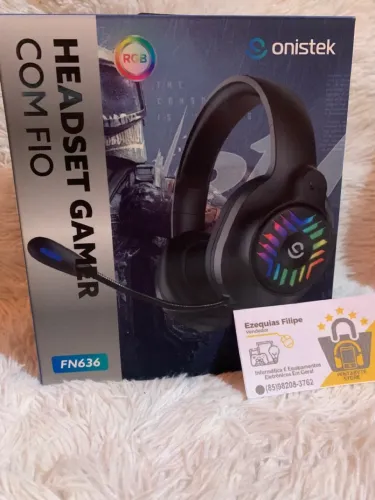 Fone Gamer Onisteck FN636 Novo Imperdível!!!
