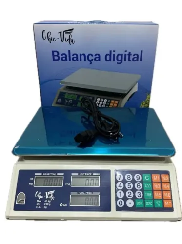Balança digital com garatia de 6 meses