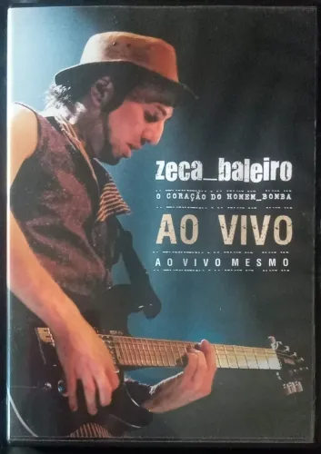 DVD Musical - Zeca Baleiro - O coração do homem bomba - Ao Vivo mesmo - Ano 2009