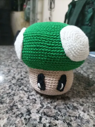 Amigurumi 1UP Decoração e Coleção