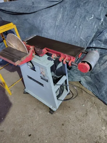 Lixadeira Industrial Invicta Delta - Disco + Cinta - Trifásica - Raridade Profissional