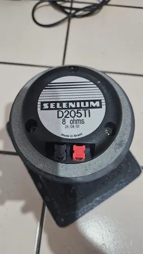 2 kits para caixa de som 12" (alto falante, divisor de frequência e driver) 