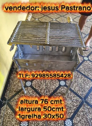 100%aluminio puro, churrasqueira de alumínio não enferruja, somos fabricantes, e nova 