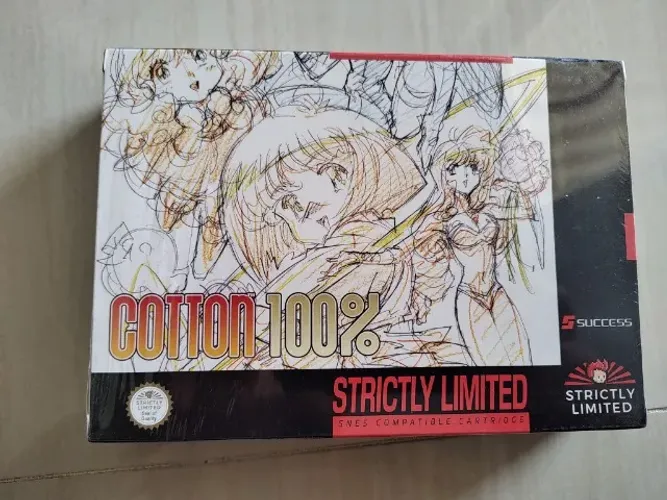 Cotton 100% p/ SNES lacrado, Relançamento - cartucho videogame